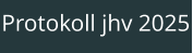 Protokoll jhv 2025